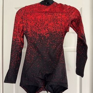 Revolution Red and Black Kids Dance Costume